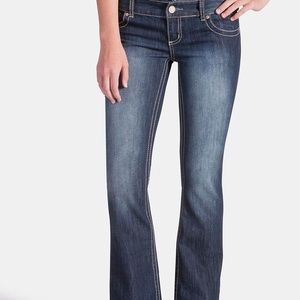 Women's Flare Blue Jeans Bootcut REAL Pockets